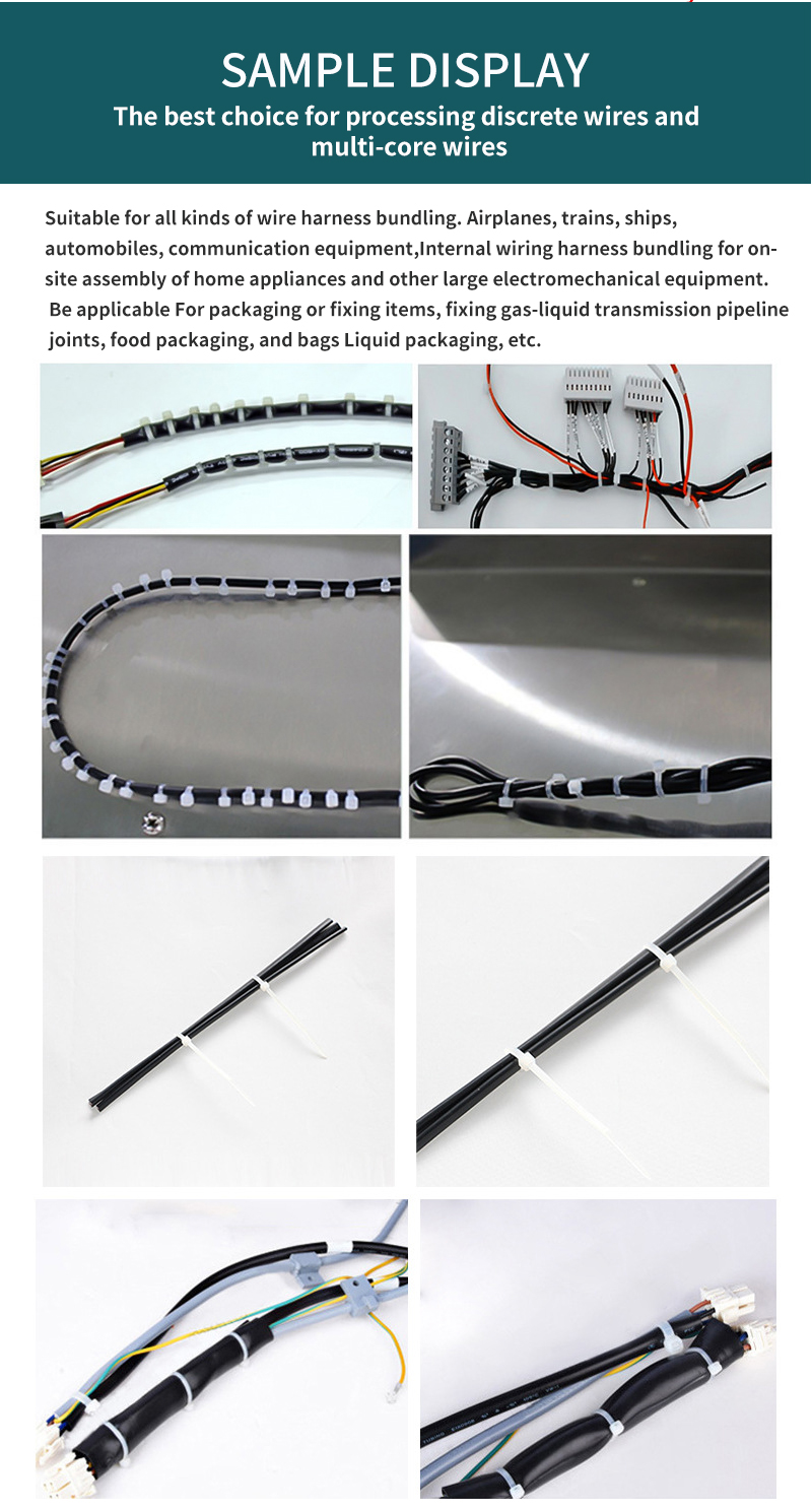 ZQS-332 Photovoltaic Cable Tie Machine With Waste Recycling Device — detail 5