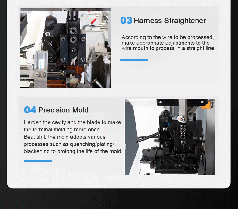 TR-DS04 Fully Automatic High-speed Cable Double-head Crimping Machine And Tin Dipping Machine — detail 7