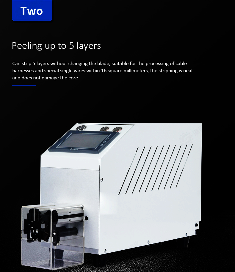 TR-2040D Semi-Auto Coaxial Cable Peeling And Wire Stripping Machine — detail 8