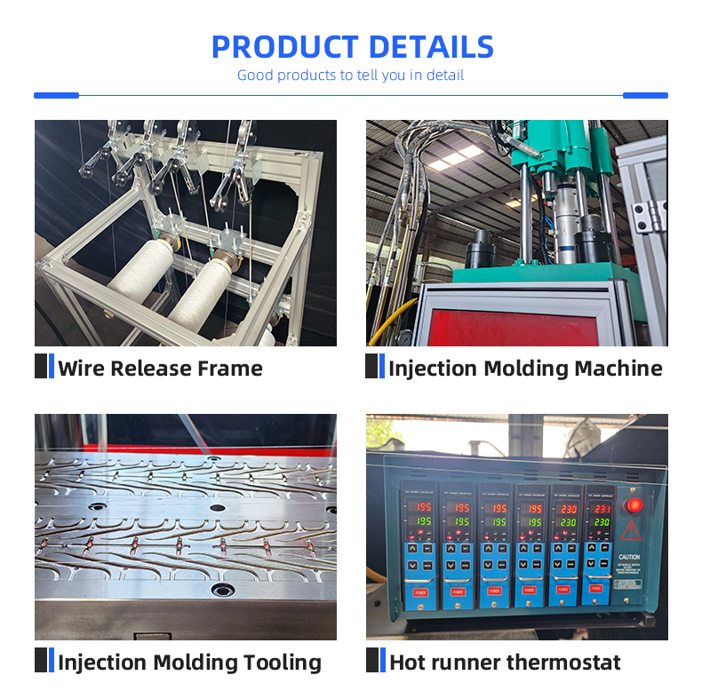 TR-T48 Fully Automatic 48 Cavities Dental Floss Machine With High Quality Injection Machine — detail 12