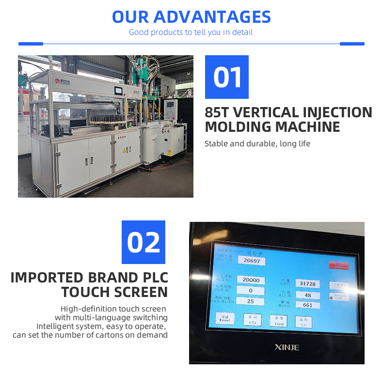 TR-T48 Fully Automatic 48 Cavities Dental Floss Machine With High Quality Injection Machine — detail 9