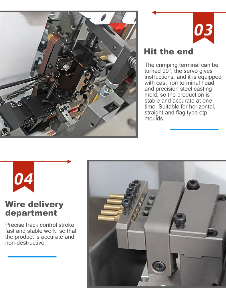 TR-01S Fully Automatic Double-Head Five-wire Terminal Crimping Machine — detail 2