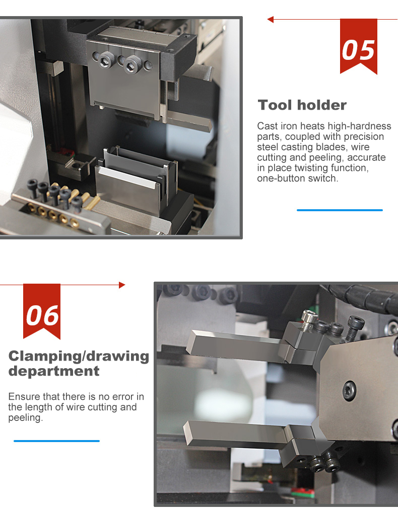 TR-01S Fully Automatic Double-Head Five-wire Terminal Crimping Machine — detail 3