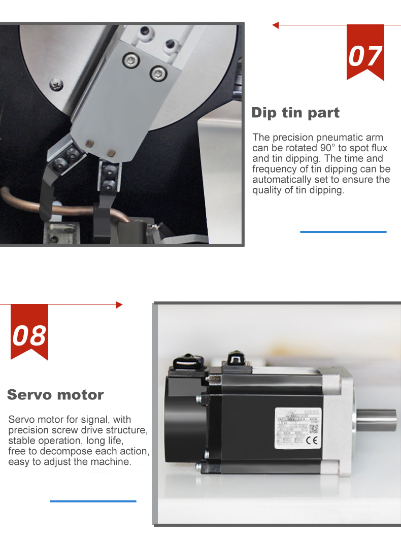 TR-01S Fully Automatic Double-Head Five-wire Terminal Crimping Machine — detail 4