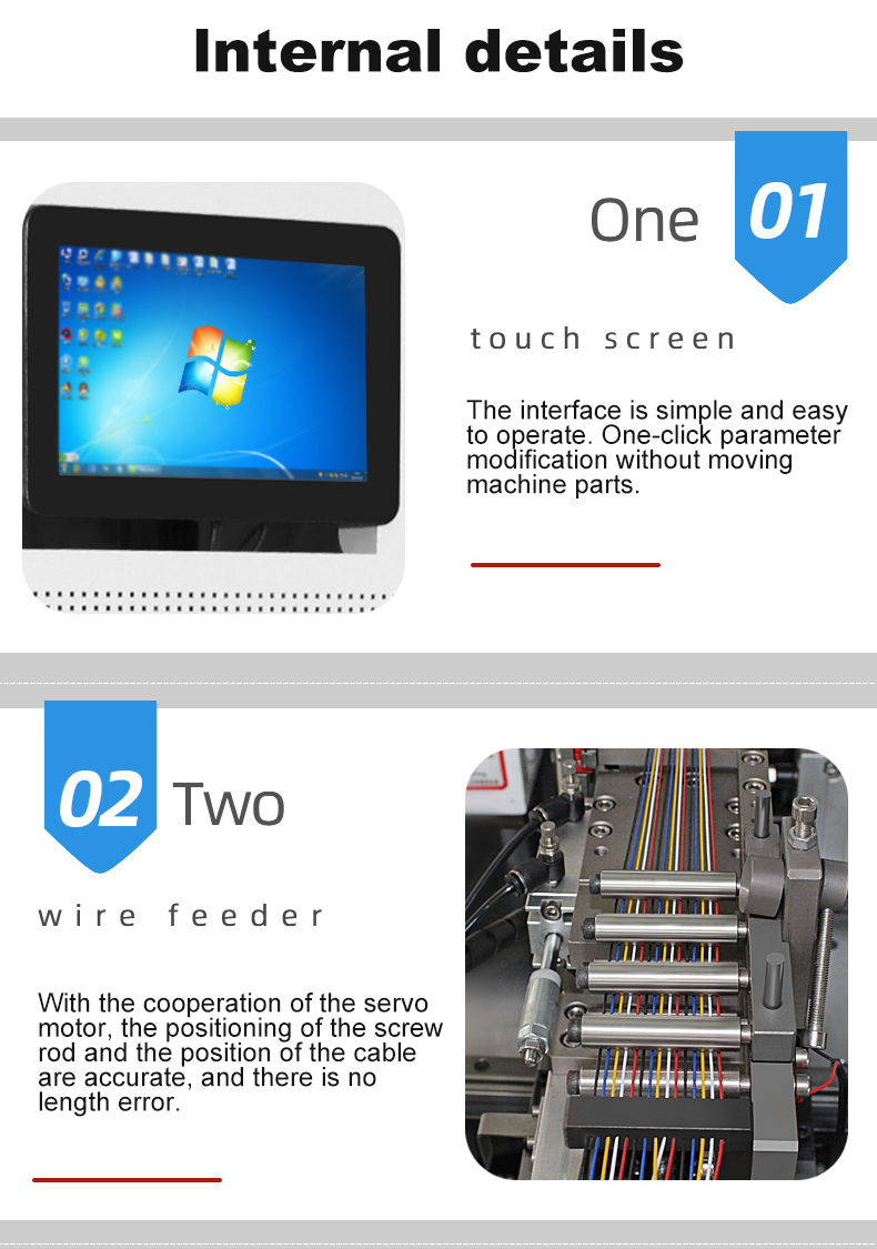 TR-01A Fully Automatic Double-end Terminal Crimping Insert Shell Tin Dipping Machine — detail 2