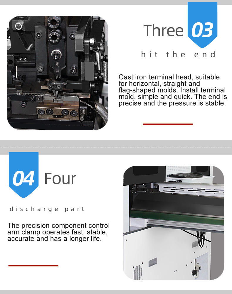 TR-01A Fully Automatic Double-end Terminal Crimping Insert Shell Tin Dipping Machine — detail 3