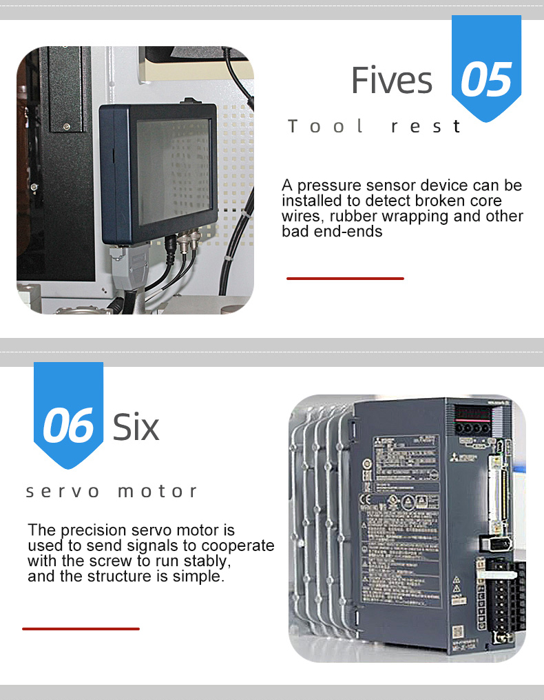 TR-01A Fully Automatic Double-end Terminal Crimping Insert Shell Tin Dipping Machine — detail 4