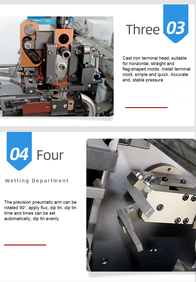 TR-07S Fully Automatic Insert Shell Terminal Crimping Machine With CCD Visual Inspection — detail 3