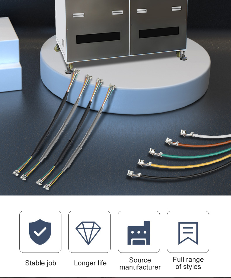 TR-17T Fully Automatic Multi-core Sheathed Wire Double-head Terminal Crimping Machine — detail 2