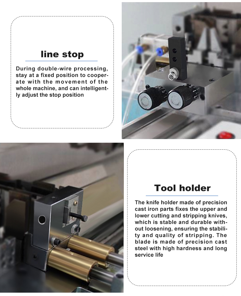 TR-50 Fully Automatic Multi-core Wire Stripping And Tinning Machine — detail 4