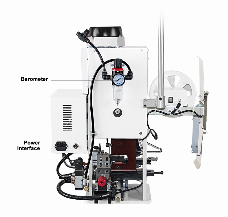 TR-BD14 1.5T 2.0T Semi-Automatic Button Type Wire Stripping And Terminal Crimping Machine — detail 4