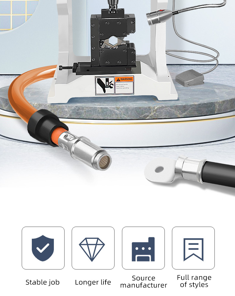 TR-15T Semi-Automatic 15T Terminal Crimping Machine — detail 2