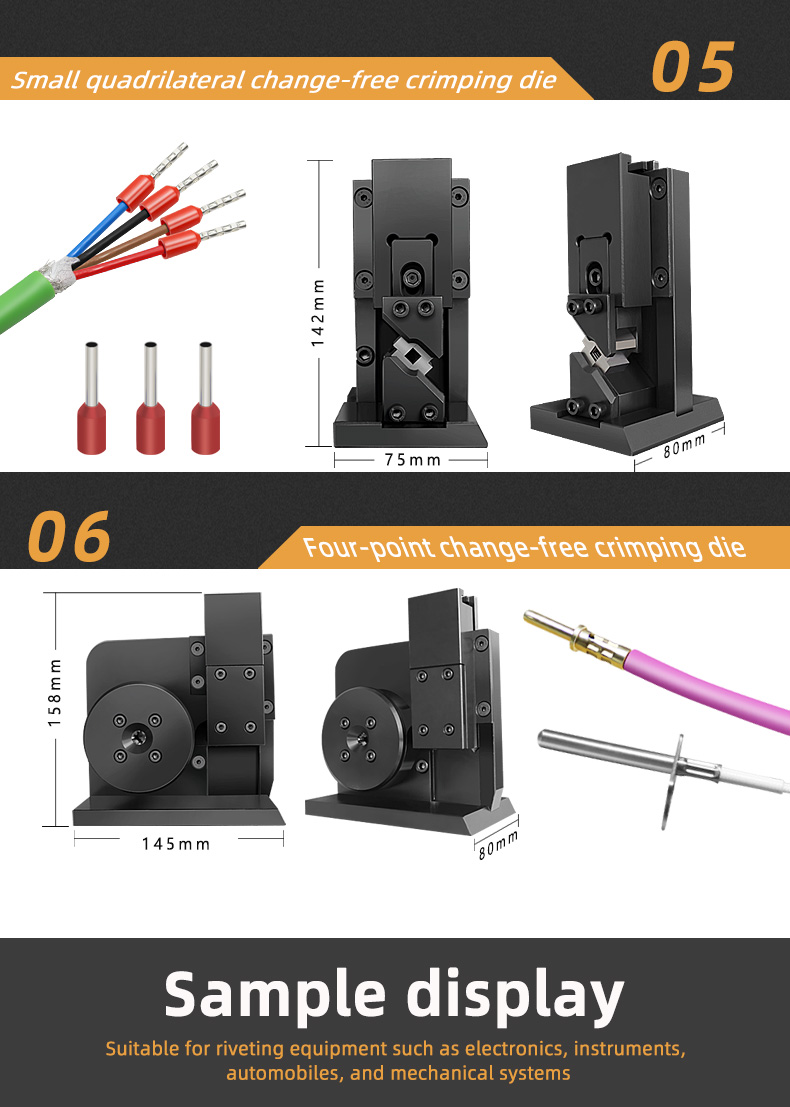 TR-15T Semi-Automatic 15T Terminal Crimping Machine — detail 9