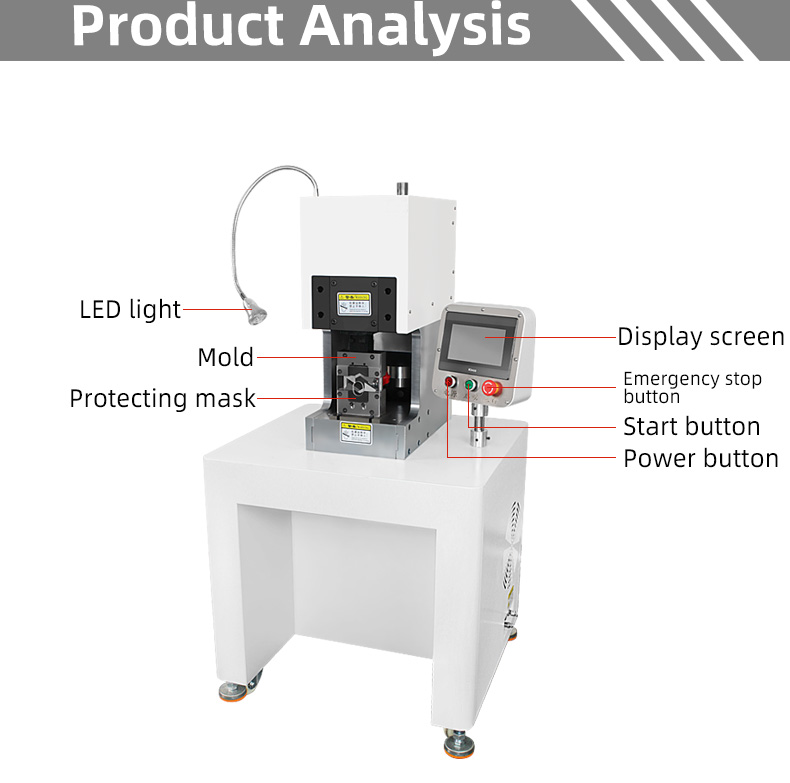 TR-30T Semi-Automatic 30T Servo Terminal Crimping Machine — detail 4