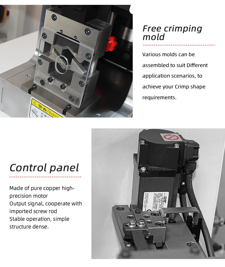 TR-30T Semi-Automatic 30T Servo Terminal Crimping Machine — detail 7