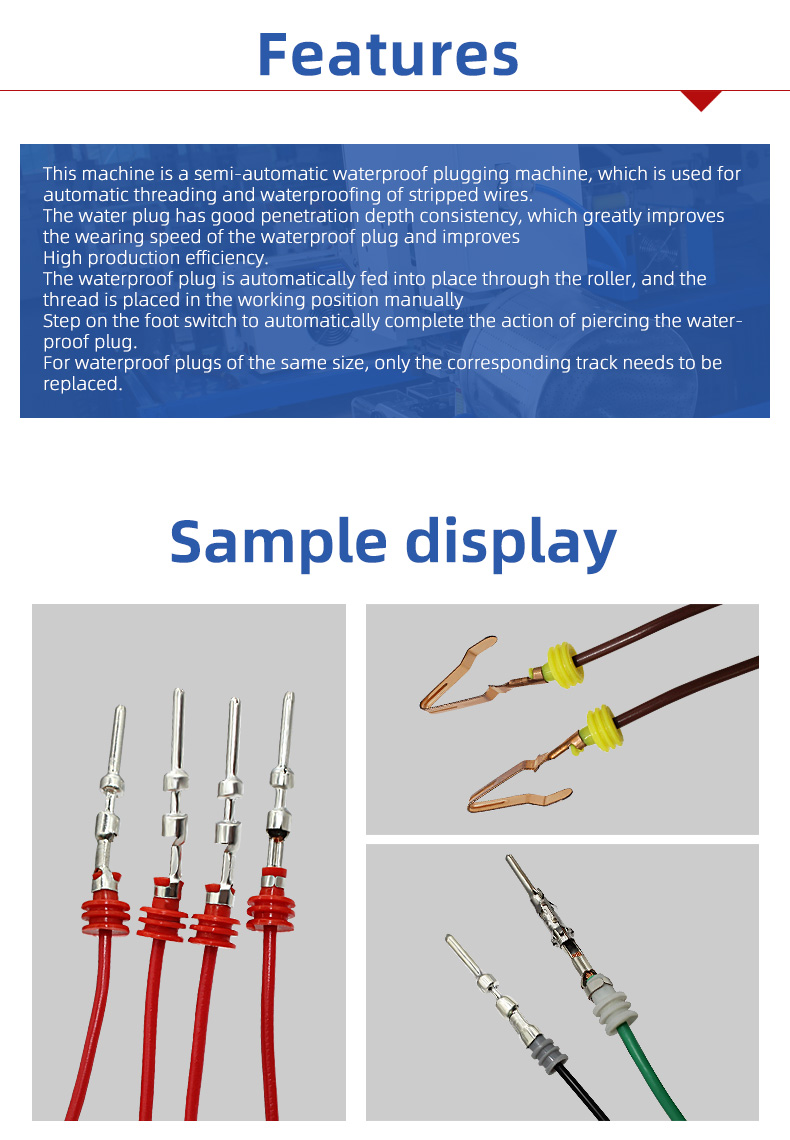 TR-FS16 Semi-Automatic Waterproof Bolt Terminal Crimping Machine — detail 4