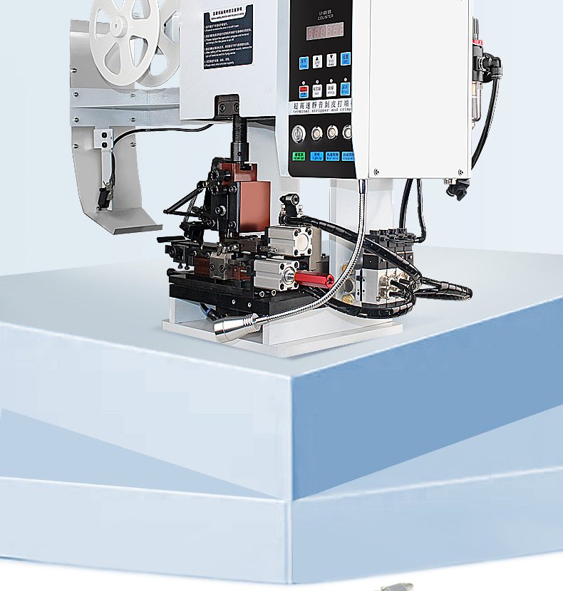 TR-HB15 Semi-Auto Button Type Horizontal Wire Stripping And Terminal Crimping Machine — detail 2