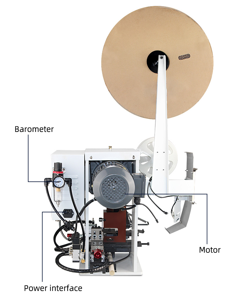 TR-HB15 Semi-Auto Button Type Horizontal Wire Stripping And Terminal Crimping Machine — detail 5