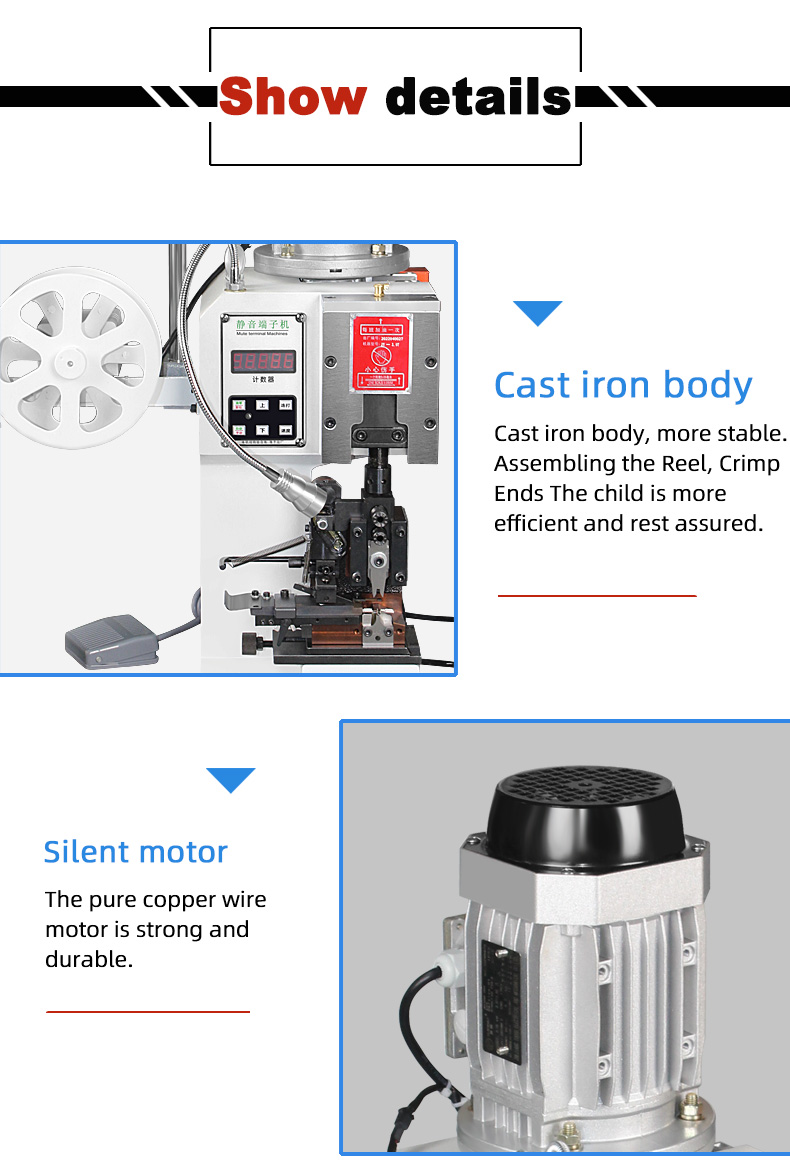 TR-ZD26 Semi-Automatic 1.5T 2.5T 3T 4T 6T 8T Cast Iron Mute Terminal Crimping Machine — detail 4