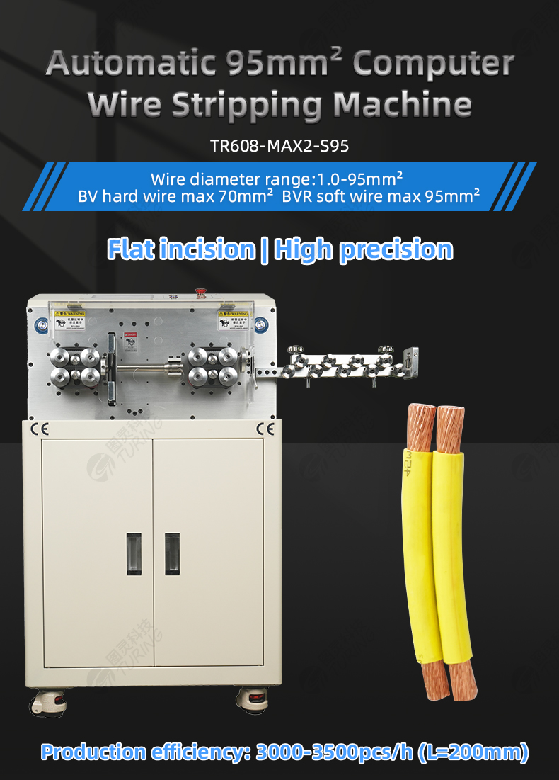 TR-MAX2-S95 Semi-Automatic BVR 95 Square Wire Stripping Machine — detail 1