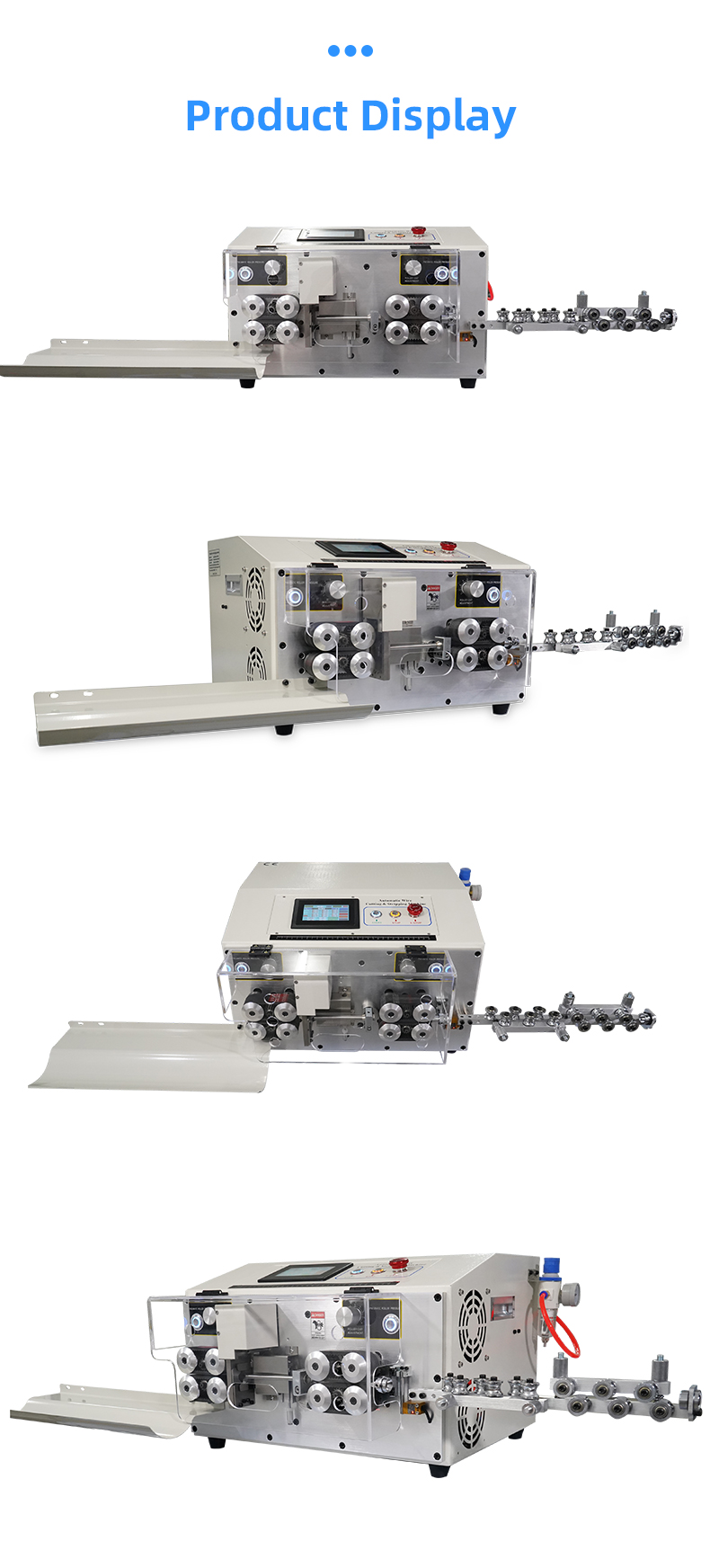 TR608-YHT4 Accelerated Round Sheath Inner And Outer Double Layer Peeling Wire Stripping Machine — detail 8