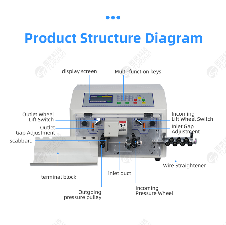 TR-SD-N Small Four-wheel Short Wire Stripping Machine — detail 7