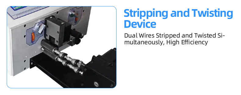 TR-508-NX2/N Ultra-short Thin Wire Double Wire Stripping And Twisting Machine — detail 8