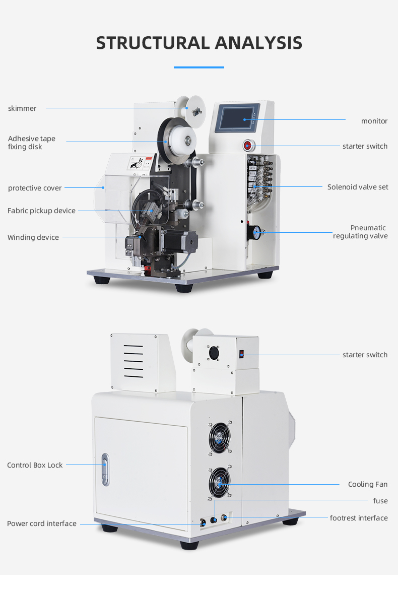 TR-JC20 Semi-Automatic Wire Tape Points Winding Machine — detail 3