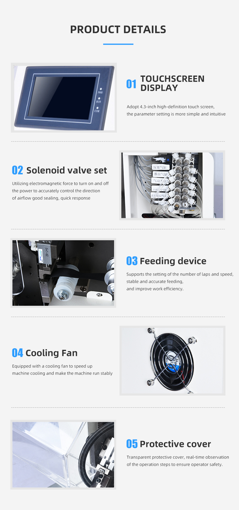 TR-JC20 Semi-Automatic Wire Tape Points Winding Machine — detail 5