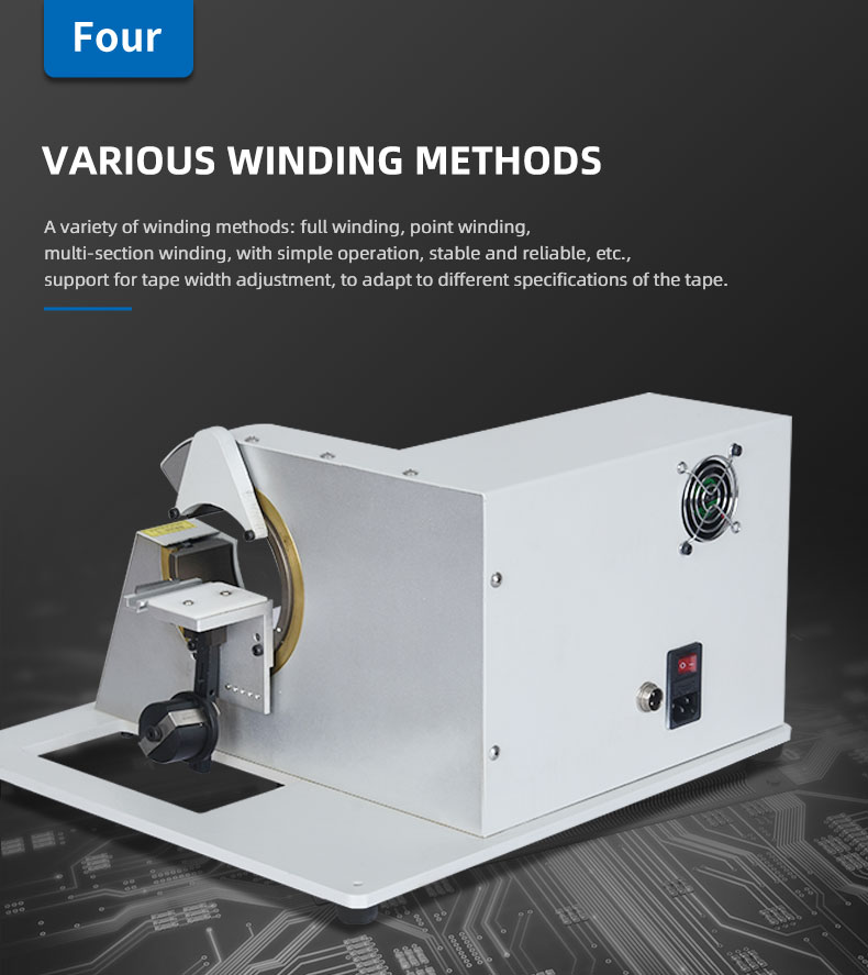 TR-LC25 TR-JC25 Turing Semi-auto Manual Tape Winding Machine — detail 9