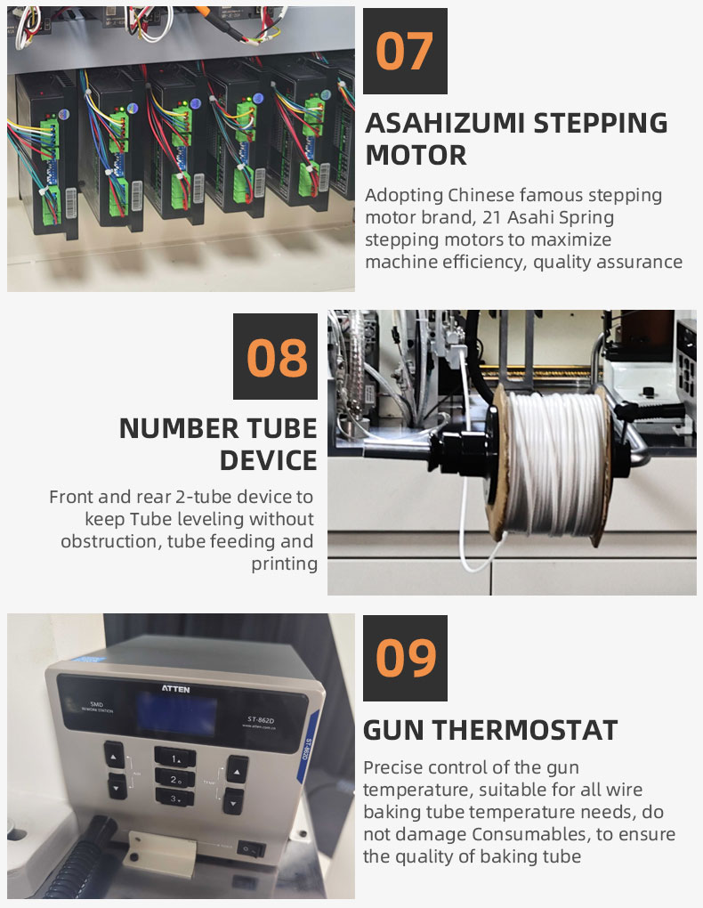 TR-DM04 Automatic Double-head Wire Stripping Cutting Wear Number Tube Type Terminal Crimping Machine — detail 7