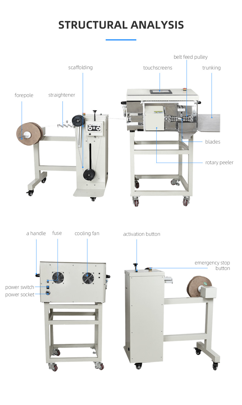 TR-9800S Fully Automatic Coaxial Wire Stripping Machine — detail 4