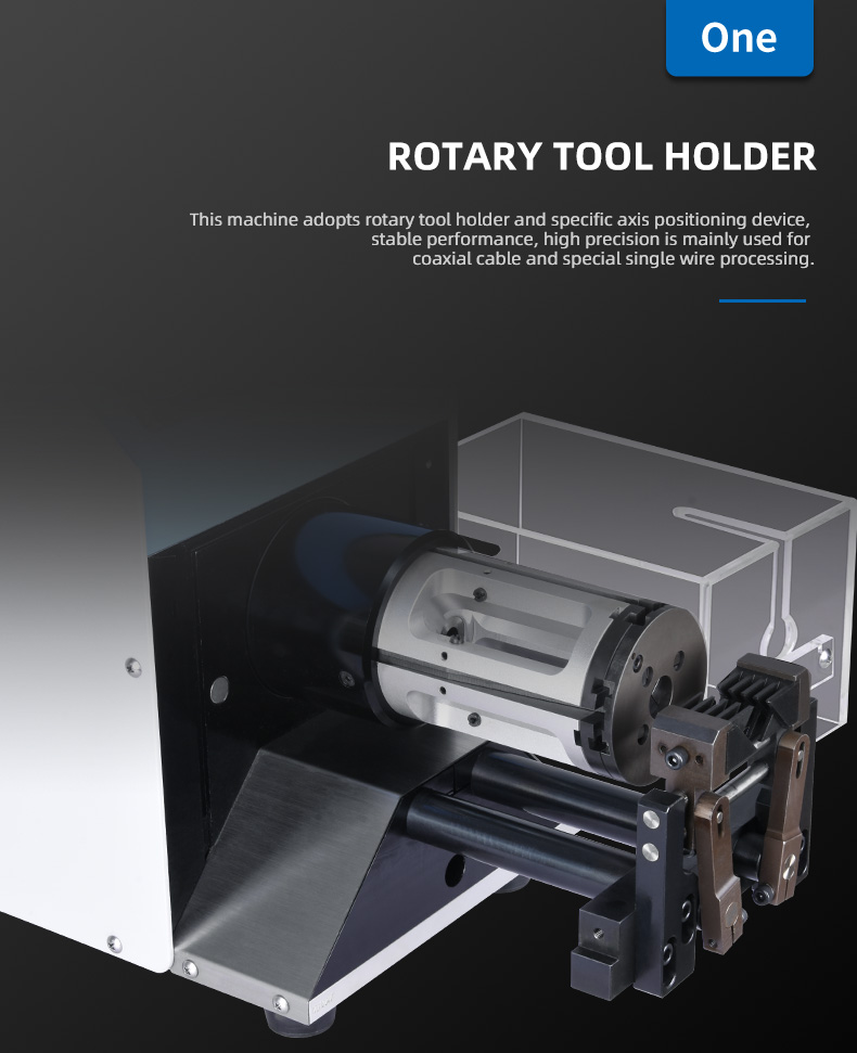 TR-9018 Semi-Auto 9 Layers 3-18mm Diameter Coaxial Wire Stripping Machine — detail 6