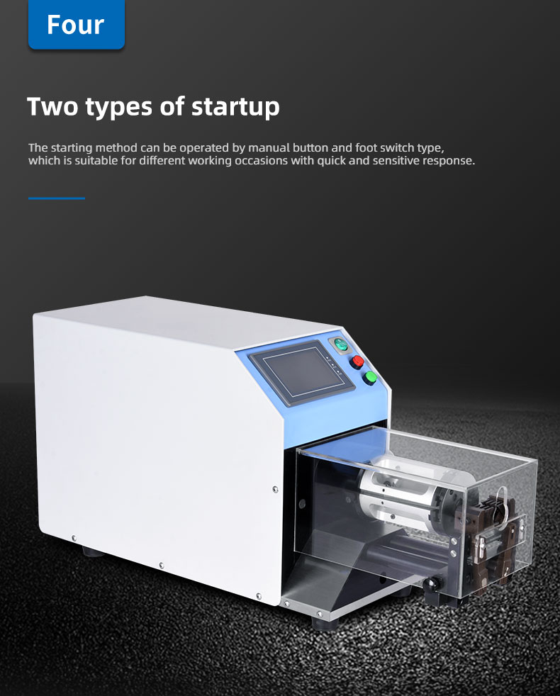 TR-9018 Semi-Auto 9 Layers 3-18mm Diameter Coaxial Wire Stripping Machine — detail 9