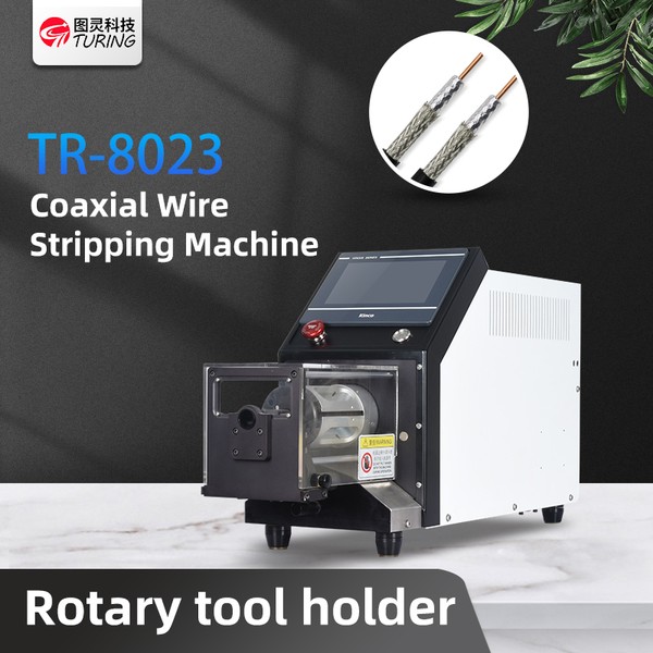 TR-8023 10 Layers 2-23mm Semi-Auto Coaxial Wire Stripping Machine