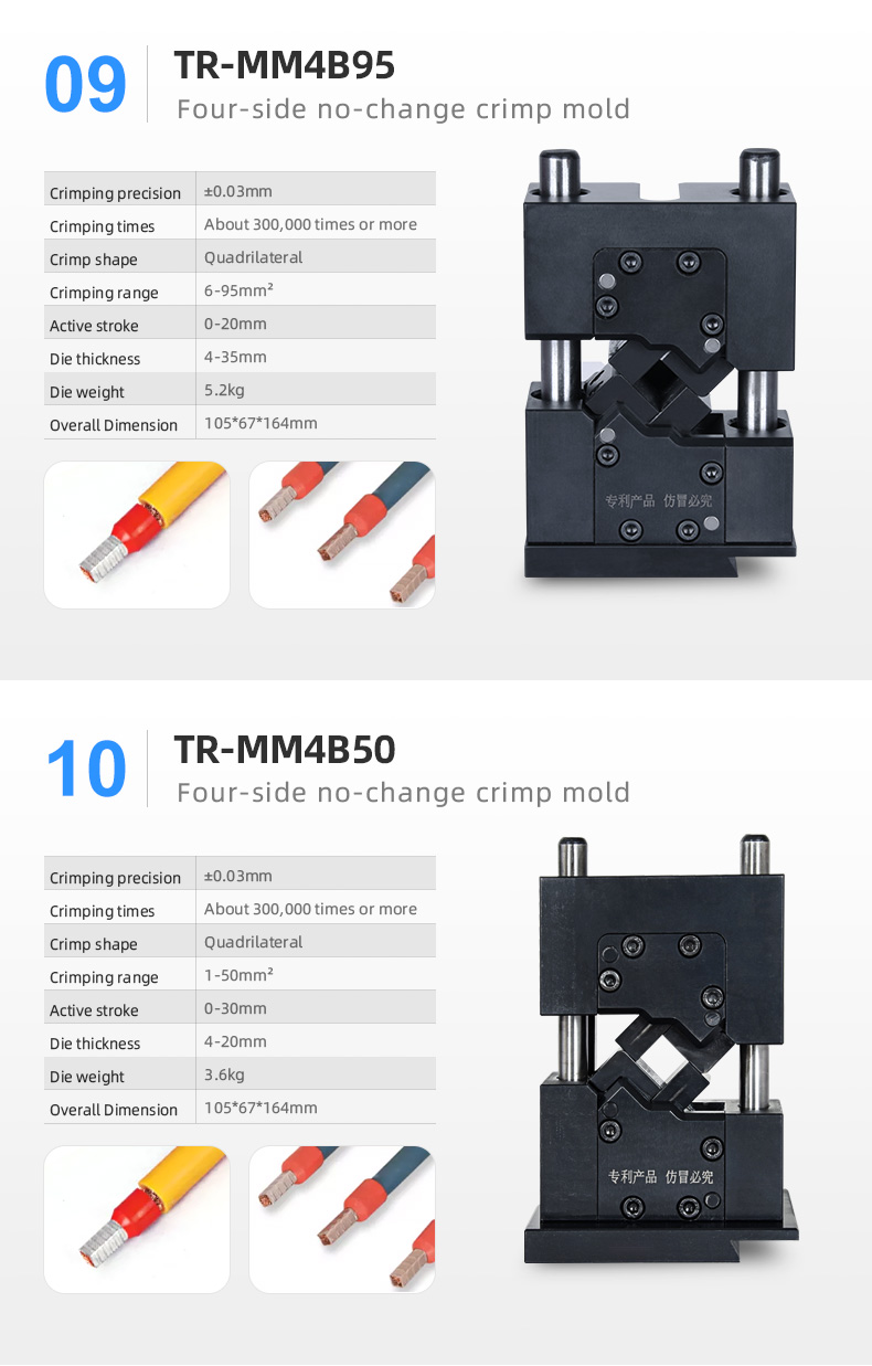 TR-MMK120 Wire Harness Equipment Terminal Crimping Machine Mold — detail 7