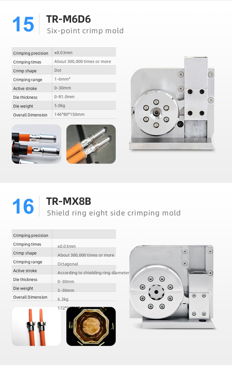 TR-MMK120 Wire Harness Equipment Terminal Crimping Machine Mold — detail 10
