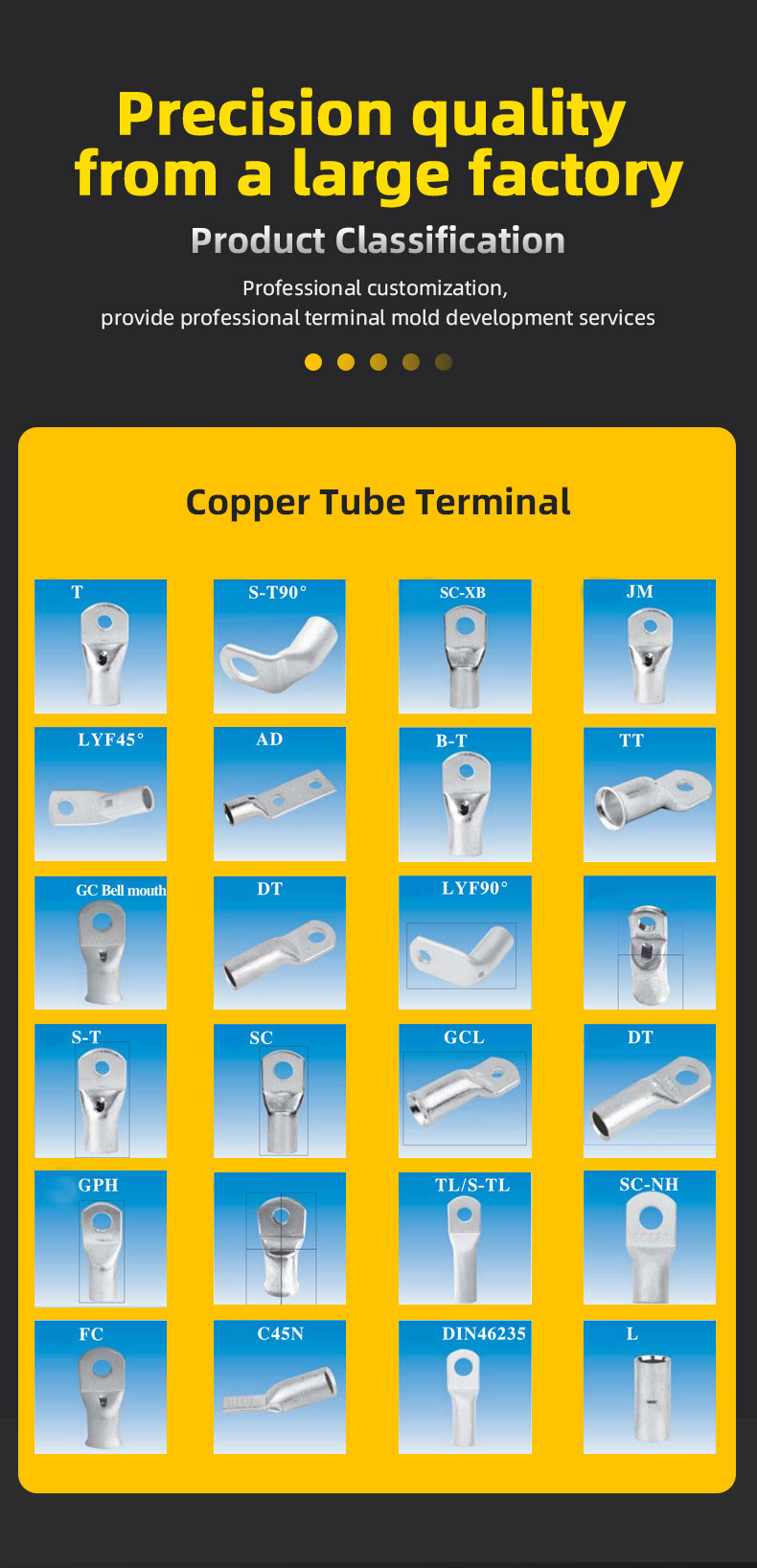 TR-DZ11 Turing All Kinds Of Terminals For Cables Wires — detail 1