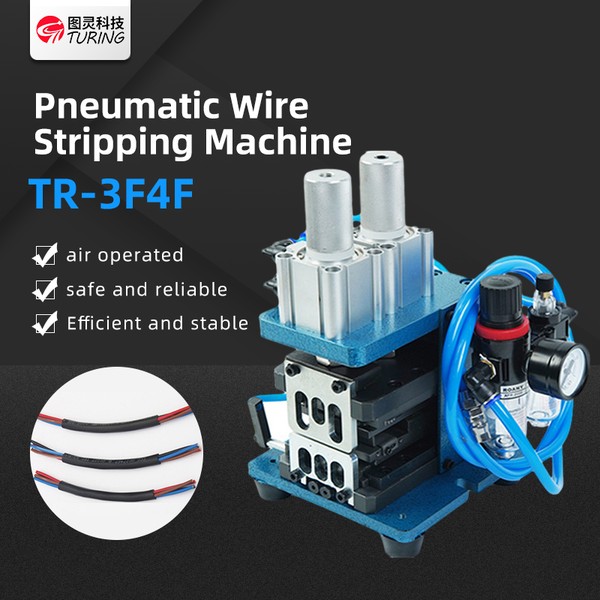 TR-3F4F Pneumatic Small Wire Stripping And Twisting Machine