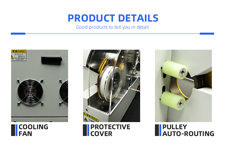 TR-401 Copper Tube Mica Tape Wrapping Machine Flat Wrap Tape Equipment — detail 7