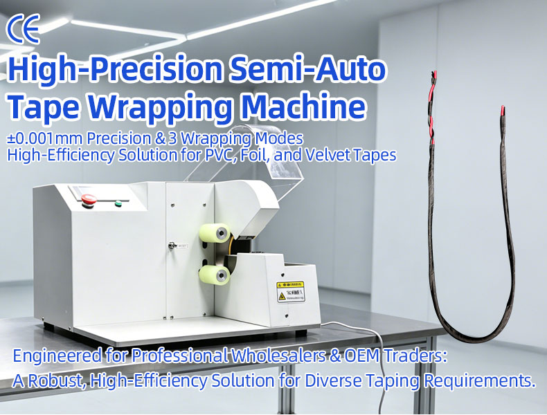 TR-303X Semi-Auto Tape Wrapping Machine — detail 1