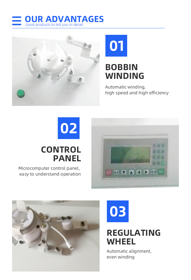 TR-02 Turing Semi-auto Table Type USB Cable Winding Machine — detail 5