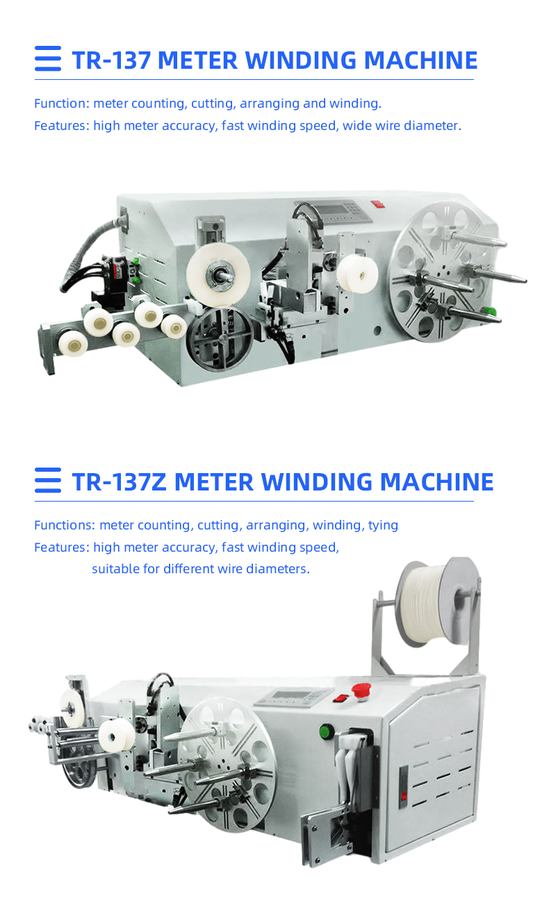 TR-137 Meter-Counting Wire Cutting, Winding And Binding Machine — detail 4