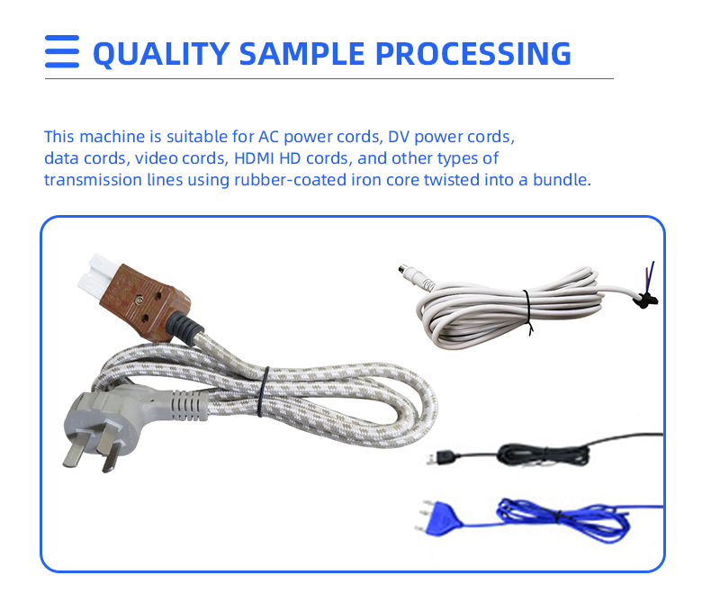 TR-BM8 Data Cable Tying Small 8-Shaped Winding And Tying Machine — detail 3