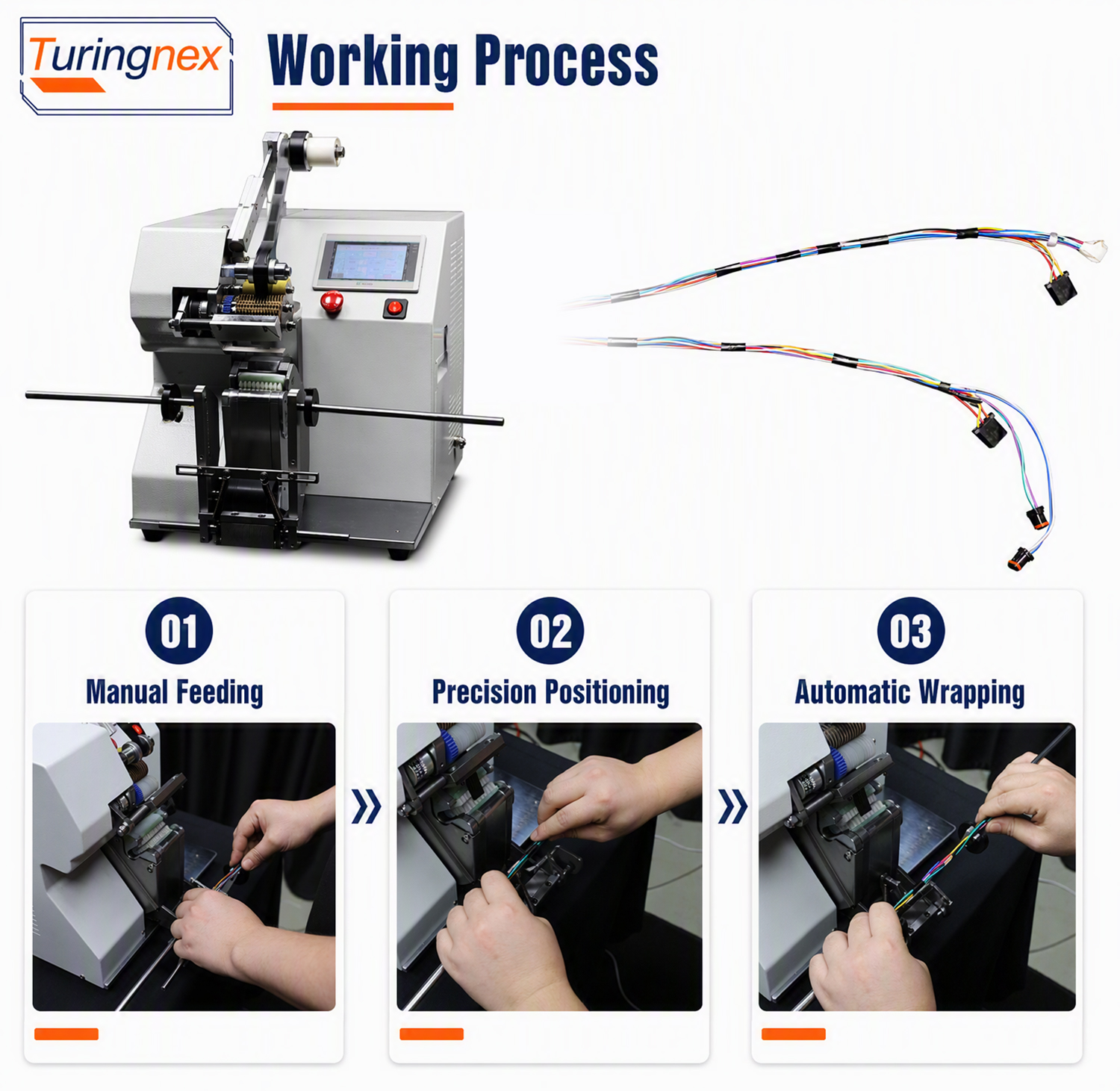 TR-201 Semi-Automatic Tape Wrapping Machine With Bottom Paper Positioning — detail 3