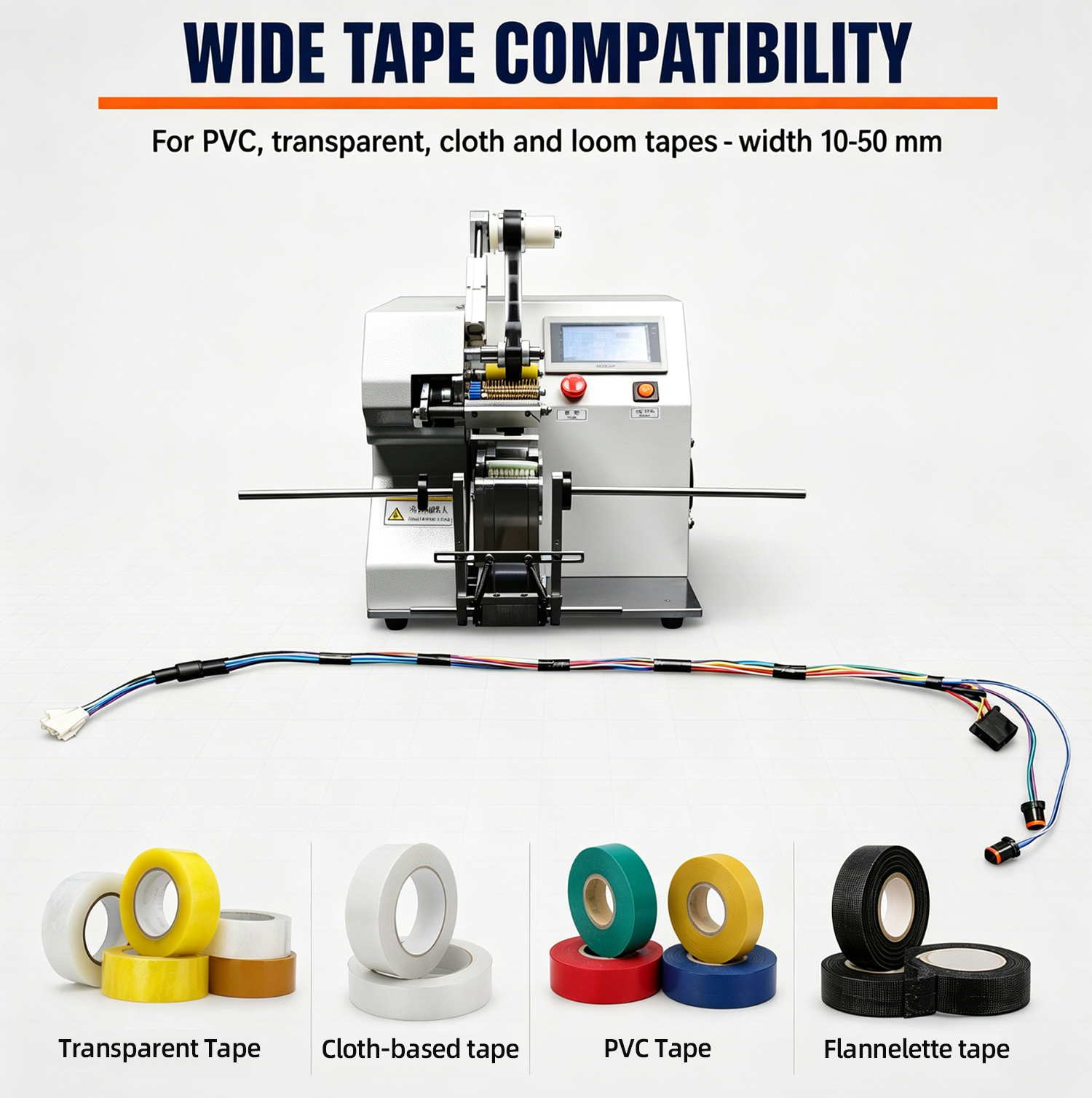 TR-201 Semi-Automatic Tape Wrapping Machine With Bottom Paper Positioning — detail 6