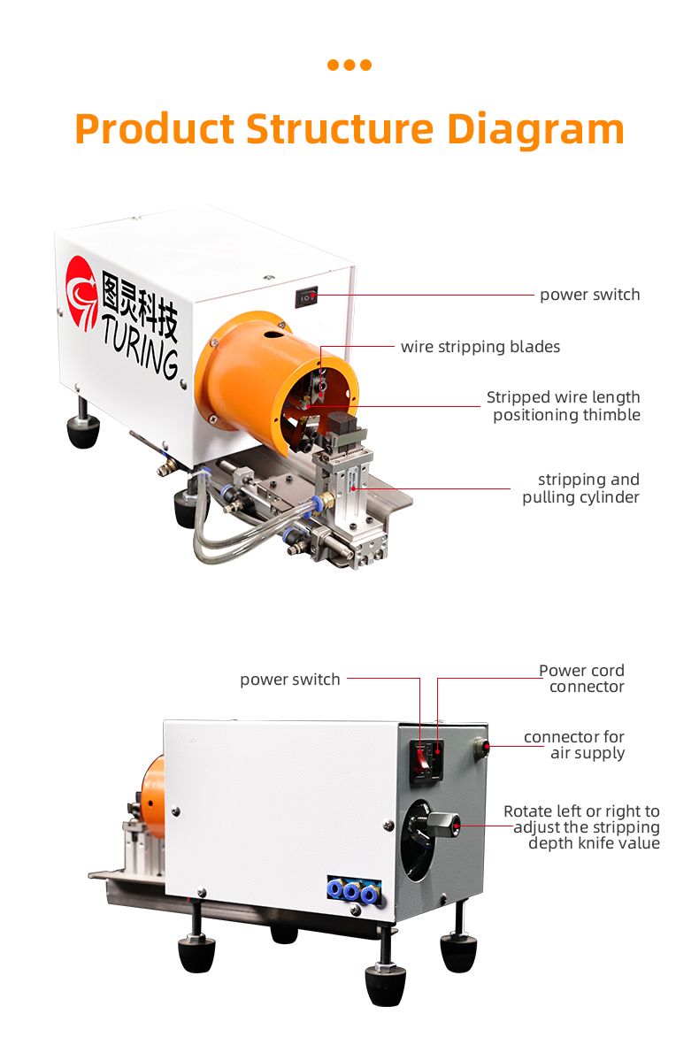 TR-19 Pneumatic Small Wire Stripping And Twisting Machine — detail 6