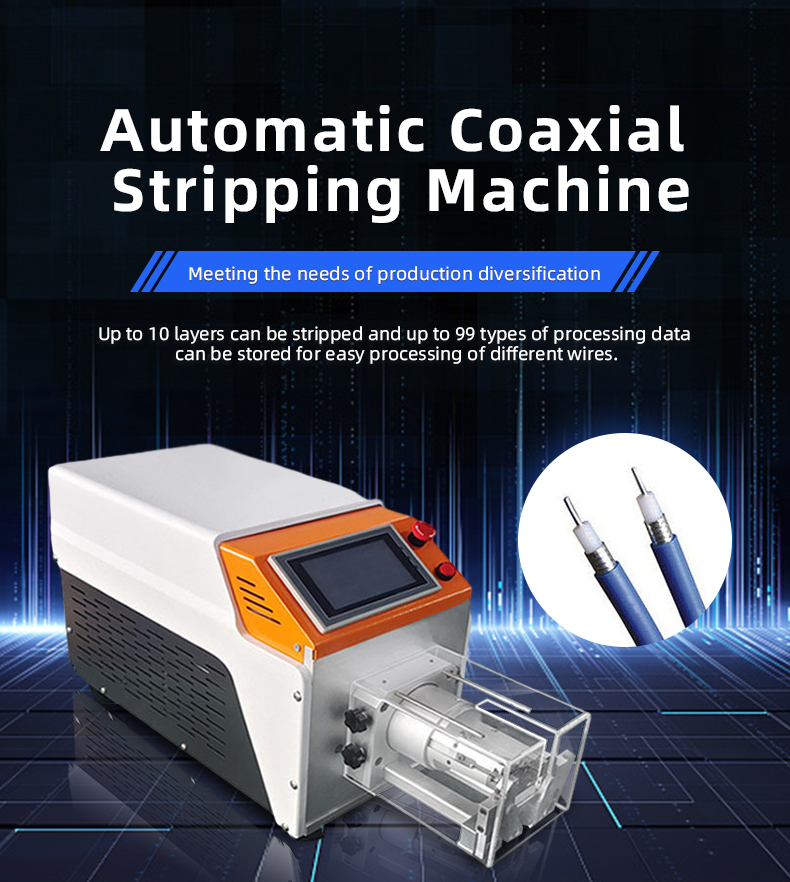 TR-8608D Semi-auto Coaxial Cable Stripping Machine — detail 1