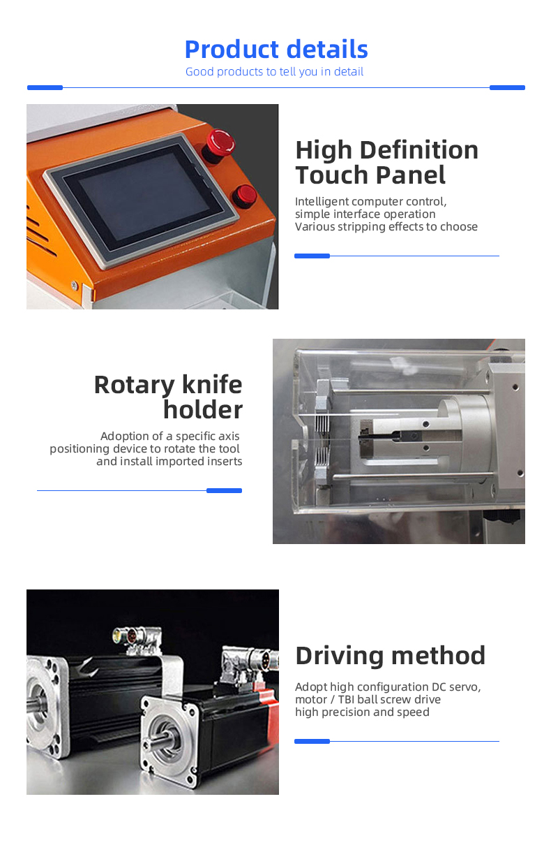 TR-8608D Semi-auto Coaxial Cable Stripping Machine — detail 6