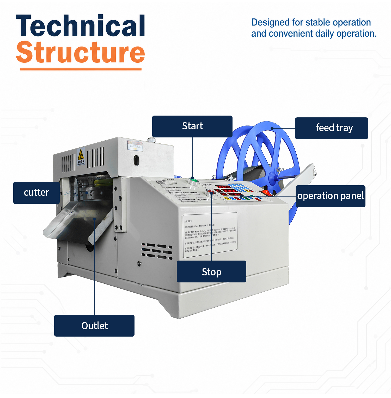 TR-202 200mm Single Cold Tape Cutting Machine — detail 5